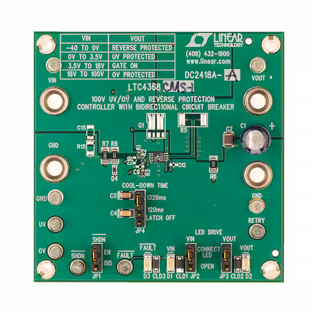 DC2418A-A Analog Devices Inc.  Cartes et kits d'évaluation et de démonstration